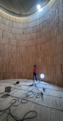 FORRADO DE MADERA  DE TANQUES PARA REPOSAR TEQUILA